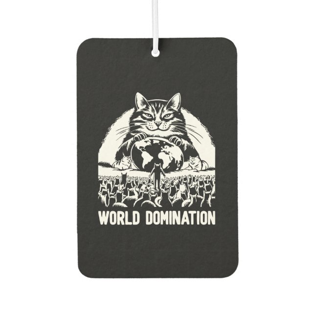 Weltbeherrschung 1 autolufterfrischer (Vorderseite)