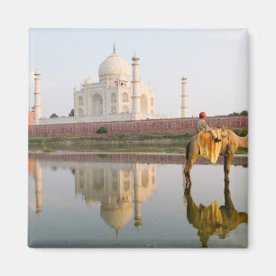 Weltberühmte Grabstätte des Taj Mahal bei Magnet