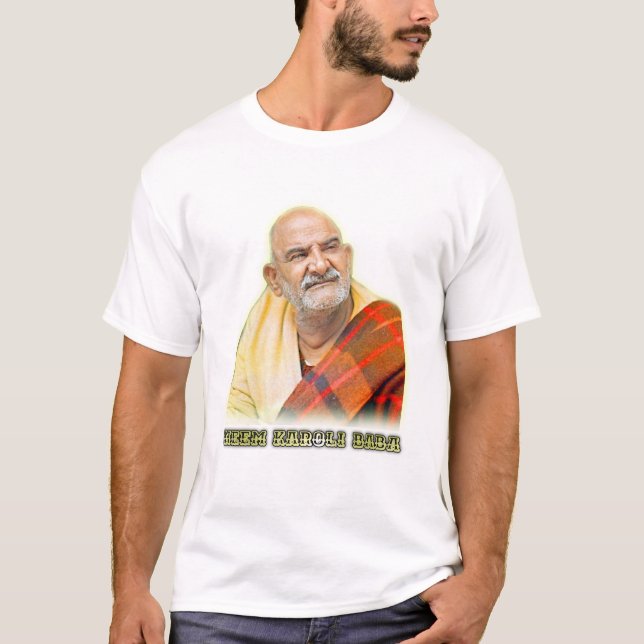 Weltberühmter Heiliger Neem Karoli Babji T-Shirt (Vorderseite)