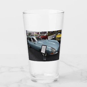 weltberühmter Klassiker e type jaguar Glas