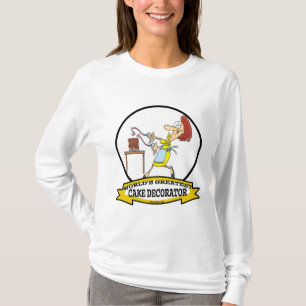 WELTBERÜHMTER KUCHENDEKORATEUR FRAUEN CARTOON T-Shirt