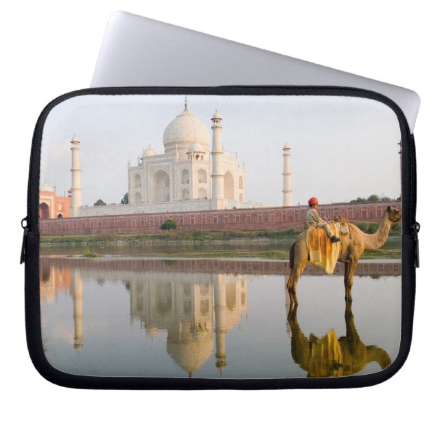 Weltberühmter Taj Mahal-Tempel-Grabstätte Laptopschutzhülle (Vorderseite)