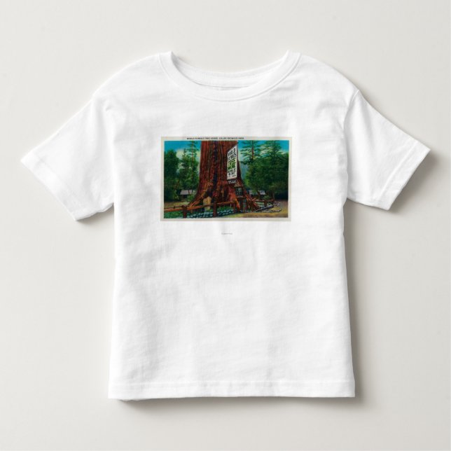 Weltberühmtes Baum-Haus, Lilley Rotholz-Park Kleinkind T-shirt (Vorderseite)