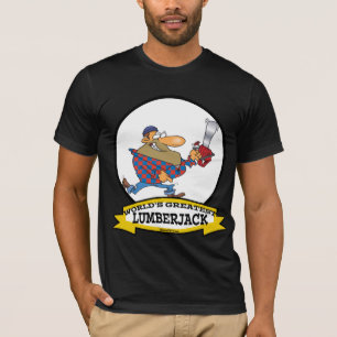 WELTBERÜHMTSTER HOLZfällER MÄNNER CARTOON T-Shirt