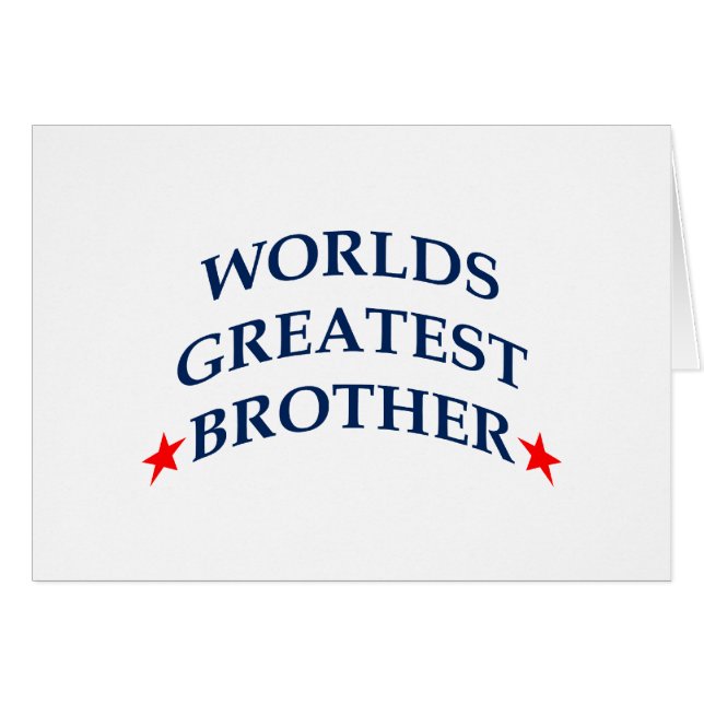 Weltbest Brother (Vorderseite (Horizontal))