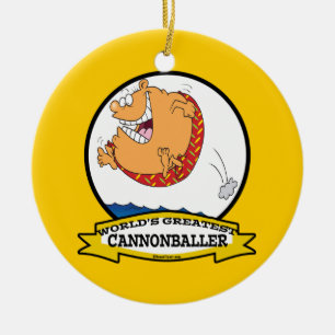 WELTBEST CANNONBALLER MÄNNER CARTOON KERAMIK ORNAMENT
