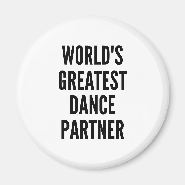 Weltbest Dance Partner Magnet (Vorne)