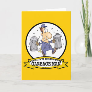 WELTBEST GARBAGE MAN CARTOON KARTE
