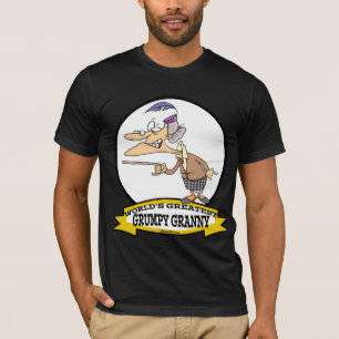 WELTBEST GRUMPY GRANNY CARTOON T-Shirt