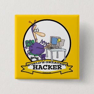 WELTBEST HACKER CARTOON BUTTON