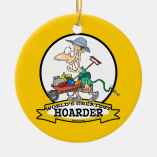WELTBEST HOARDER MÄNNER CARTOON KERAMIKORNAMENT