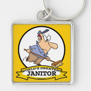 WELTBEST JANITOR II CARTOON SCHLÜSSELANHÄNGER