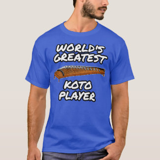 Weltbest Koto Player Japanischer Musiker T-Shirt