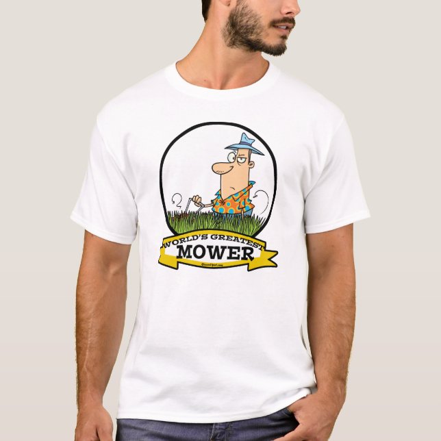 WELTBEST LAWN MOWER MEN CARTOON T-Shirt (Vorderseite)