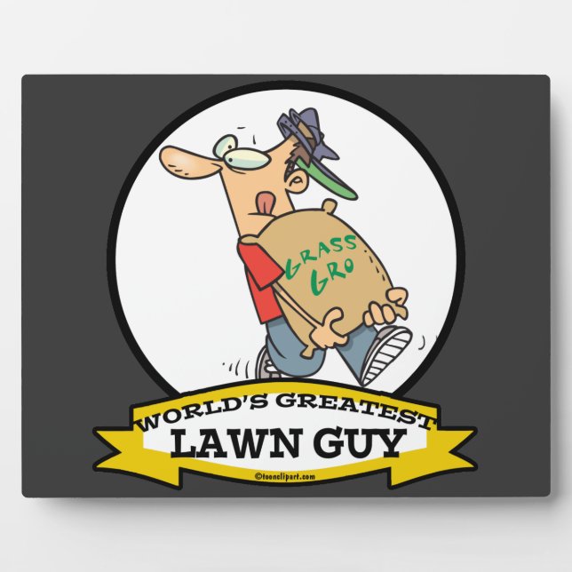 WELTBEST LAWN TYP MEN CARTOON FOTOPLATTE (Vorderseite)