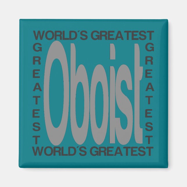 Weltbest Oboist Magnet (Vorne)