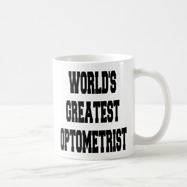 Weltbest-Optometriker Kaffeetasse (Rechts)
