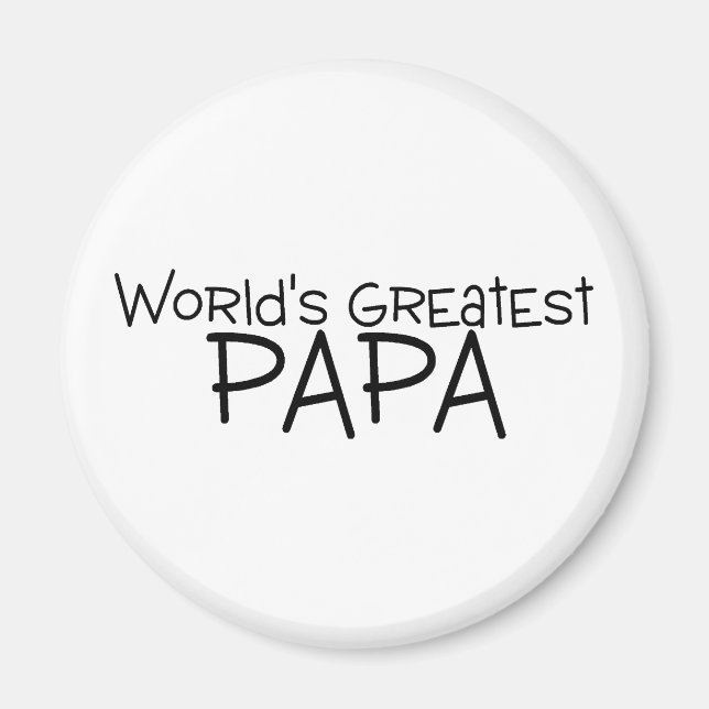 Weltbest Papa Magnet (Vorne)