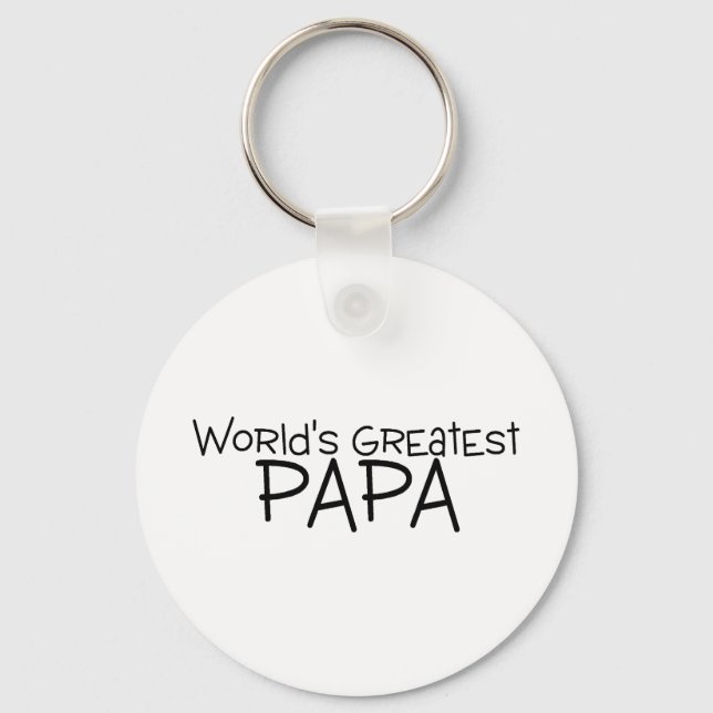 Weltbest Papa Schlüsselanhänger (Vorderseite)