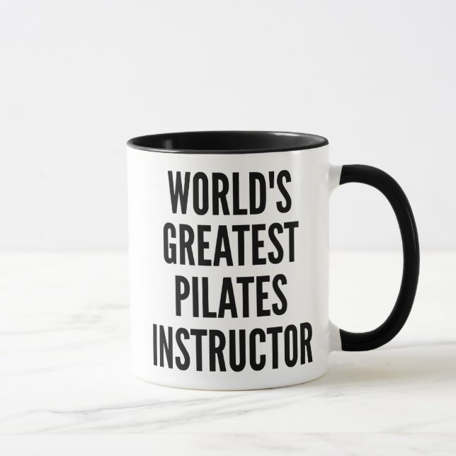 Weltbest Pilates Instructor Tasse (Rechts)