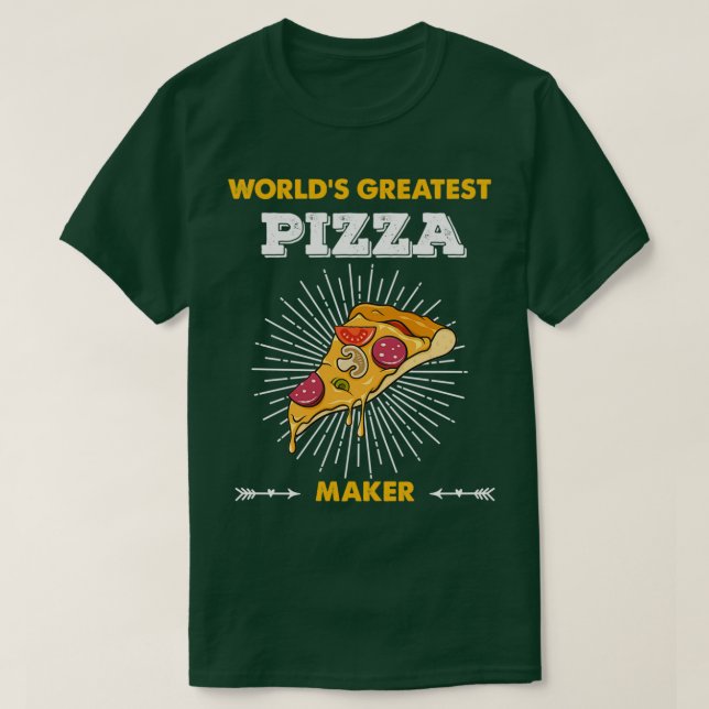 Weltbest Pizza Maker Baker Geschenk 1 T-Shirt (Design vorne)