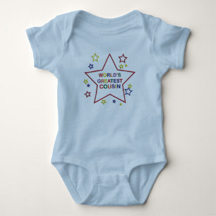weltbest Star Cousin Blue Säugling Strampler