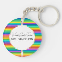 Weltbest Teacher Rainbow Crayons School