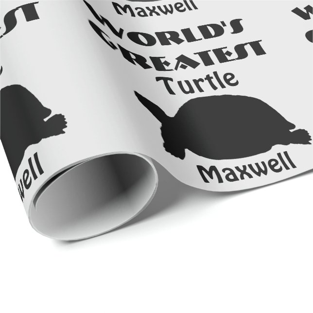 Weltbest Turtle Geschenkpapier (Rolleneckpunkt)