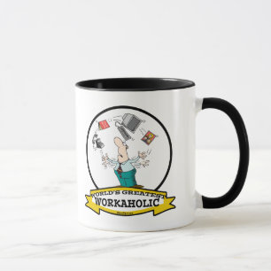WELTBEST WORKAHOLIC MÄNNER II CARTOON TASSE