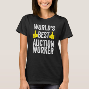 Weltbeste Auktionsperson Funny Job Title Auktion T-Shirt