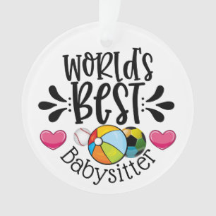 Weltbeste Babysitter-Ornament Ornament