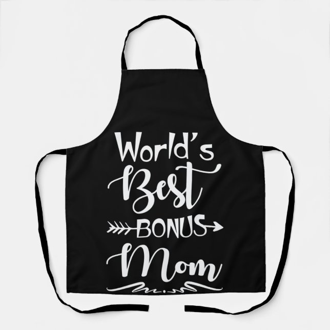 Weltbeste Bonus-Mama je Niedlich Stepama Schürze (Vorderseite)