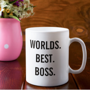 Weltbeste Boss Office-Geschenkmitarbeiter Tasse