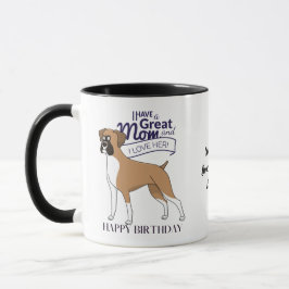 Weltbeste BOXER DOG-MAMA Personalisierter Spaß Tasse