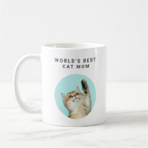 Weltbeste Cat Mama Custom Funny 2 Fotos für Hausti