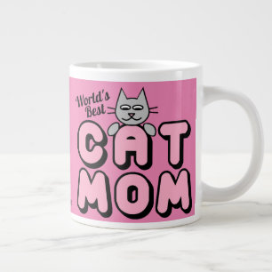 Weltbeste Cat-Mama Niedlich Jumbo-Tasse