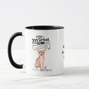 Weltbeste CHIHUAHUA DOG-MAMA Personalisierter Spaß Tasse