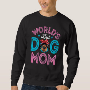 Weltbeste Dackel Hund-Mama Sonniger Muttertag Sweatshirt