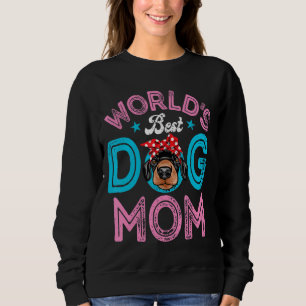 Weltbeste Dackel Hund-Mama Sonniger Muttertag Sweatshirt