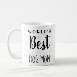 Weltbeste Dog-Mama (benutzerdefinierter Text, Text Kaffeetasse