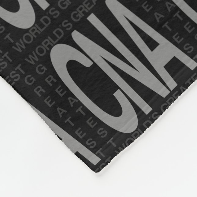 Weltbeste DOSE Fleecedecke (Ecke)