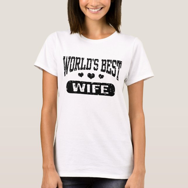 Weltbeste Ehefrau T-Shirt (Vorderseite)