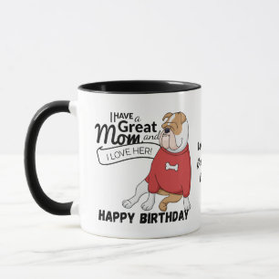 WELTBESTE ENGLISCHE BULLDOG-MAMA Personalisiert Tasse