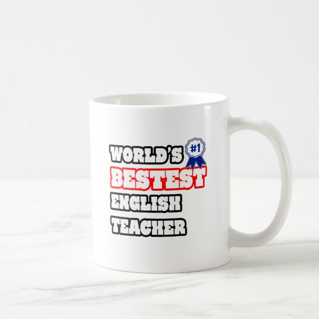 Weltbeste Englischlehrerin Tasse (Rechts)