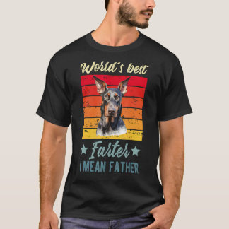 Weltbeste Farter I Gemein Vater Doberman Pinsche T-Shirt