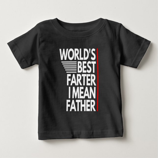 WELTBESTE FRÜHER I GEMEINER VATER BABY T-SHIRT (Vorderseite)