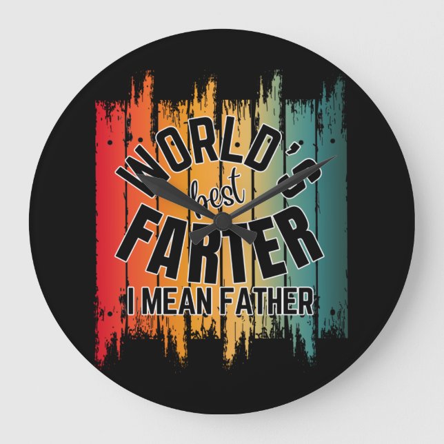 WELTBESTE FRÜHER I GEMEINER VATER GROßE WANDUHR (Vorderseite)