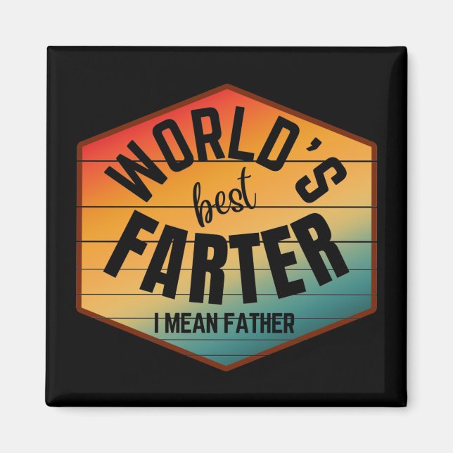 WELTBESTE FRÜHER I GEMEINER VATER MAGNET (Vorne)