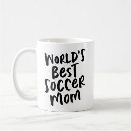 Weltbeste Fußballmutter cool trendiger Schwarzer T Kaffeetasse