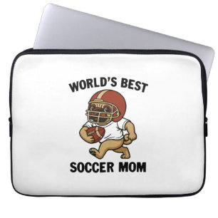 WELTBEste FUSSBALLMUTTER - PUg-Spielerin Laptopschutzhülle